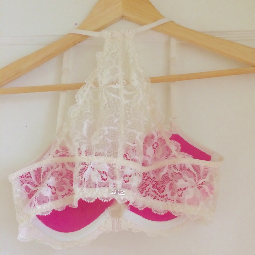 Pink! Lace Racerback - Picture 2 of 4
